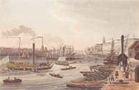 View of the Customs House London Havell 1820 | Margate History